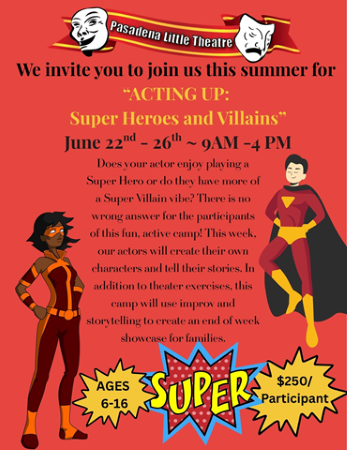 Acting Up Superheroes and Villians resized